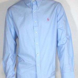 New Polo Ralph Lauren Men' s Blue Shirt 4XLT Tall